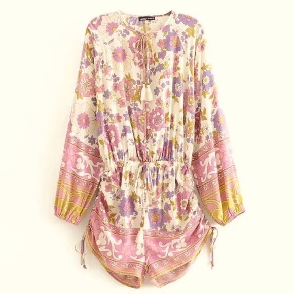 Boho Floral Romper